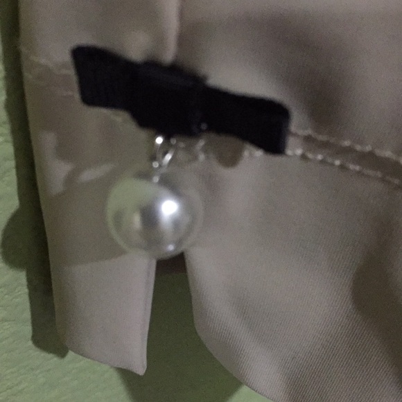 IC Pearl Detail Ankle Pull On Pants Oyster plus size performance fabric - Picture 5 of 6